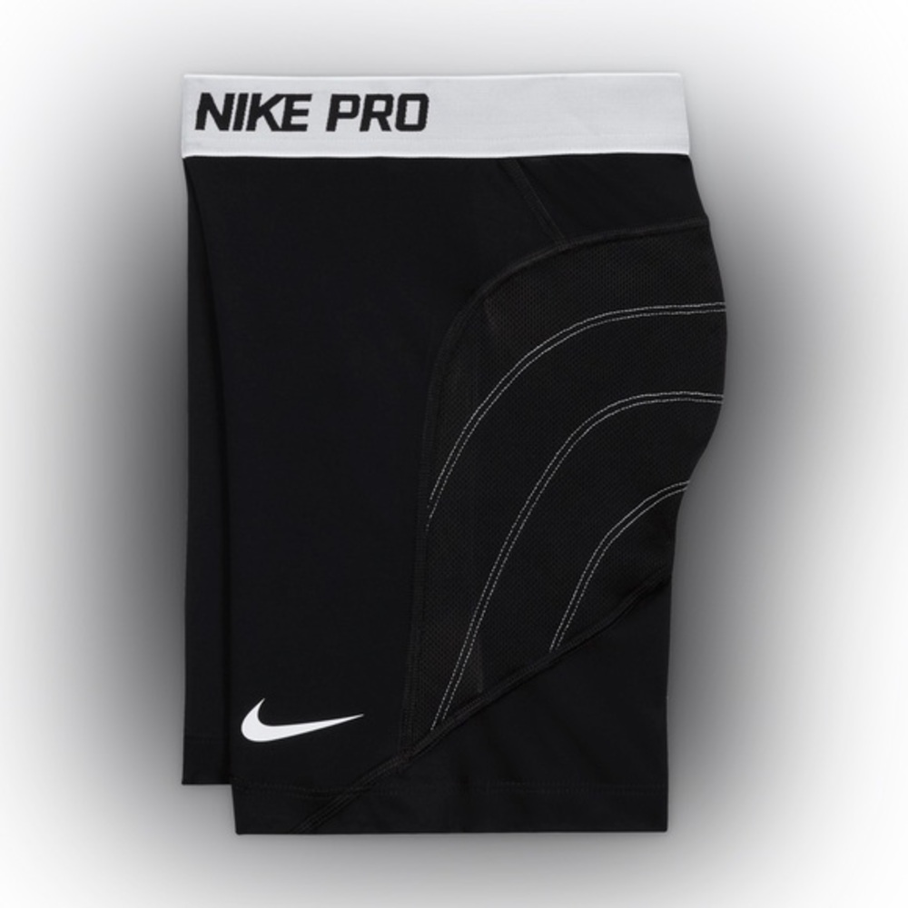 Nike Pro Black and White Athletic sliding Shorts size XL